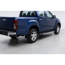 Боковые Подножки RedLine (2 шт., Алюминий) для Isuzu D-Max 2011-2019 гг