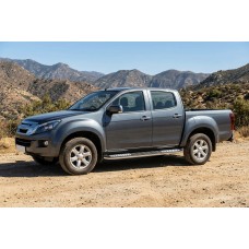 Боковые Подножки Tayga V2 (2 шт., Алюминий) для Isuzu D-Max 2011-2019 гг