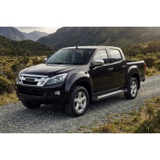 Боковые Подножки Vision New Black (2 шт., Алюминий) для Isuzu D-Max 2011-2019 гг