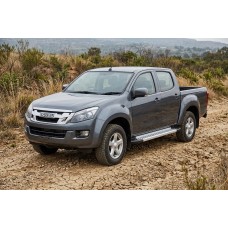 Боковые Подножки Vision New Grey (2 шт., Алюминий) для Isuzu D-Max 2011-2019 гг