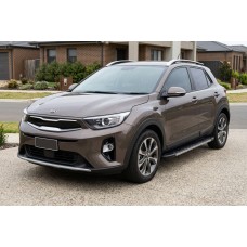 Боковые Подножки Duru (2 шт., Алюминий) для Kia Stonic 2017- гг