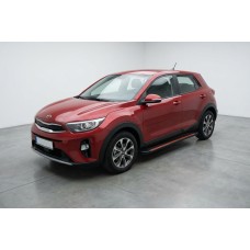 Бокові пороги Maya Red (2 шт., Алюміній) для Kia Stonic 2017- рр