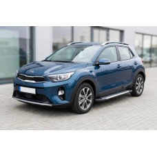 Боковые Подножки Line (2 шт., Алюминий) для Kia Stonic 2017- гг
