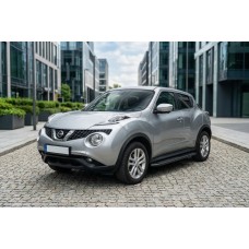 Бокові пороги Bosphore Black (2 шт., Алюміній) для Nissan Juke 2020- рр