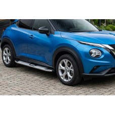 Бокові пороги Mevsim Grey (2 шт., Алюміній) для Nissan Juke 2020- рр