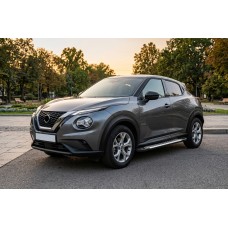 Бокові пороги Line (2 шт., Алюміній) для Nissan Juke 2020- рр
