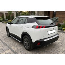 Боковые Подножки Maya V1 (2 шт., Алюминий) для Peugeot 2008 2019- гг