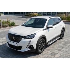 Боковые Подножки Line (2 шт., Алюминий) для Peugeot 2008 2019- гг