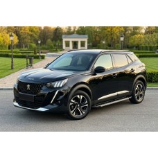 Бокові пороги RedLine (2 шт., Алюміній) для Peugeot 2008 2019- рр