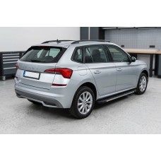 Боковые Подножки Duru (2 шт., Алюминий) для Skoda Kamiq 2019- гг