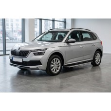 Боковые Подножки Maya V1 (2 шт., Алюминий) для Skoda Kamiq 2019- гг