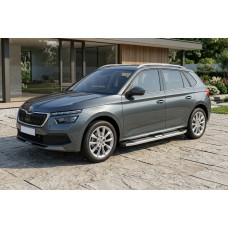Боковые Подножки Mevsim Grey (2 шт., Алюминий) для Skoda Kamiq 2019- гг