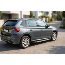 Боковые Подножки RedLine (2 шт., Алюминий) для Skoda Kamiq 2019- гг