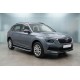 Боковые Подножки Tayga Grey (2 шт., Алюминий) для Skoda Kamiq 2019- гг