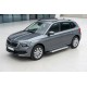 Боковые Подножки Vision New Grey (2 шт., Алюминий) для Skoda Kamiq 2019- гг