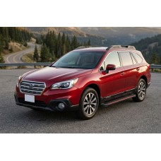 Бокові пороги Maya Red (2 шт., Алюміній) для Subaru Outback 2014-2019 рр