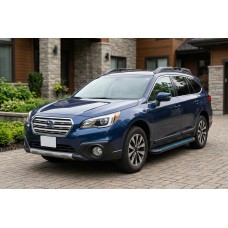 Бокові пороги Maya Blue (2 шт., Алюміній) для Subaru Outback 2014-2019 рр