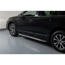Бокові пороги BlackLine (2 шт., Алюміній) для Subaru Outback 2014-2019 рр
