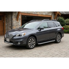 Боковые Подножки Tayga Grey (2 шт., Алюминий) для Subaru Outback 2014-2019 гг