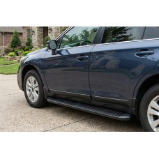 Бокові пороги Tayga Black (2 шт., Алюміній) для Subaru Outback 2014-2019 рр