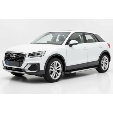 Бокові пороги Duru (2 шт., Алюміній) для Ауди Q2 2016- рр