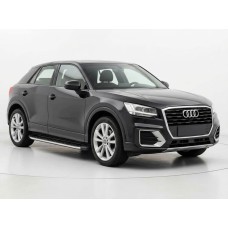 Бокові пороги BlackLine (2 шт., Алюміній) для Ауди Q2 2016- рр
