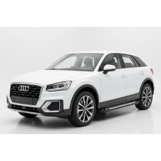 Боковые Подножки Line (2 шт., Алюминий) для Ауди Q2 2016- гг