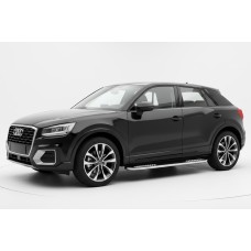 Боковые Подножки Tayga V2 (2 шт., Алюминий) для Ауди Q2 2016- гг