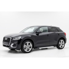 Боковые Подножки Vision New Grey (2 шт., Алюминий) для Ауди Q2 2016- гг