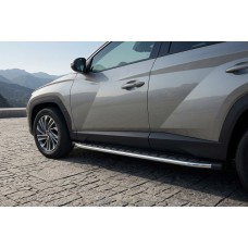 Бокові пороги Fullmond (2 шт., Алюміній) для Hyundai Tucson NX4 2021- рр