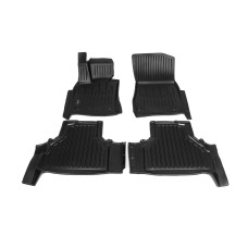 Коврики Stingray 3D (4 шт, полиуретан) для BMW X6 E-71 2008-2014 гг
