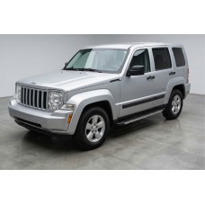 Бокові пороги Maya V1 (2 шт., Алюміній) для Jeep Cherokee/Liberty 2007-2013 рр