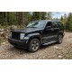 Боковые Подножки Rainbow (2 шт., Алюминий) для Jeep Cherokee/Liberty 2007-2013 гг