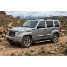 Боковые Подножки BlackLine (2 шт., Алюминий) для Jeep Cherokee/Liberty 2007-2013 гг
