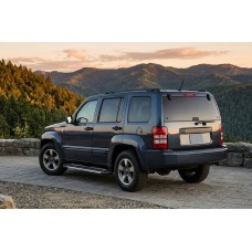 Бокові пороги RedLine (2 шт., Алюміній) для Jeep Cherokee/Liberty 2007-2013 рр