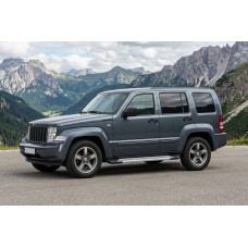 Бокові пороги Vision New Grey (2 шт., Алюміній) для Jeep Cherokee/Liberty 2007-2013 рр