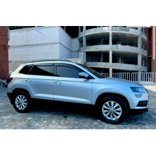 Ветровики на окна (4 шт, HIC) для Skoda Karoq 2018- гг