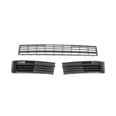 Передняя нижняя решетка (3 части, мат) для Volkswagen T6