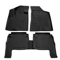 Килимки Stingray 3D 2006-2010 (5 шт, поліуретан) для Hyundai Santa Fe 2 рр