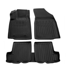 Килимки Stingray 3D (5 шт, поліуретан) для Renault Sandero 2007-2013 рр
