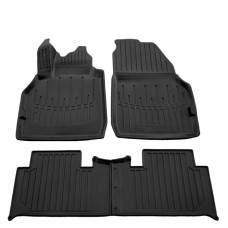 Килимки Stingray 3D (4 шт, поліуретан) для Renault Scenic/Grand 2003-2009 рр