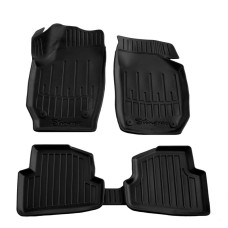 Килимки Stingray 3D (5 шт, поліуретан) для Skoda Fabia 2007-2014рр