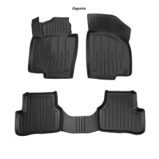 Коврики Stingray 3D (5 шт, полиуретан) Европеец для Volkswagen Passat B7 2012-2015 гг