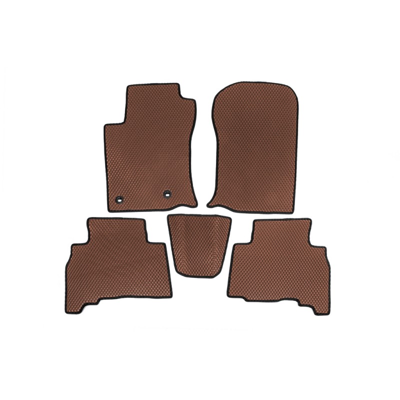 Килимки EVA (цегляні) 5 місний, 2013-2022 для Toyota Land Cruiser Prado 150