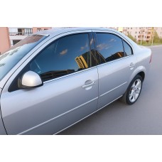 Наружняя окантовка стекол (4 шт, нерж.) для Ford Mondeo 2000-2007 гг