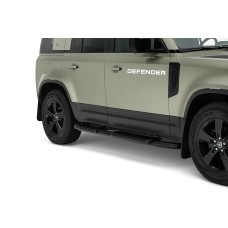 Бокові пороги OEM Black (для довгого, 2 шт) для Land Rover Defender 2019- рр