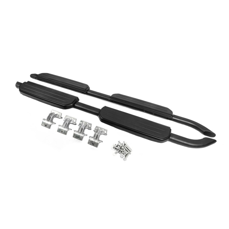 Бокові пороги OEM Black (для довгого, 2 шт) для Land Rover Defender 2019- рр