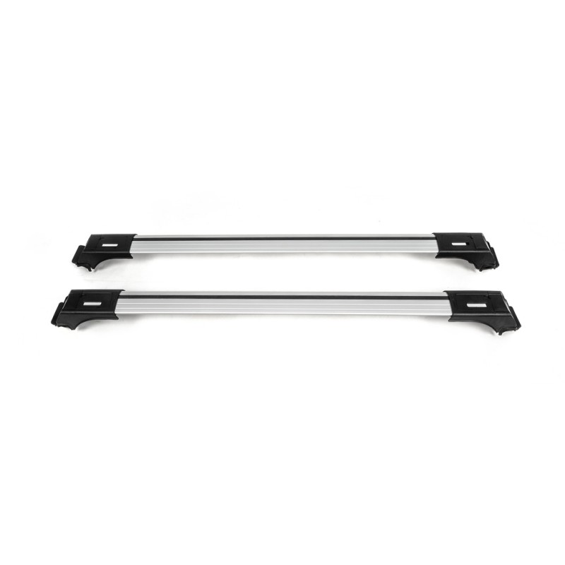 Перемички на звичайні рейлінги під ключ Skybar V1 (2 шт) до 140см, сірі