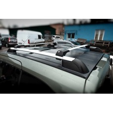 Перемички на звичайні рейлінги під ключ Skybar V1 (2 шт) до 110см, сірі