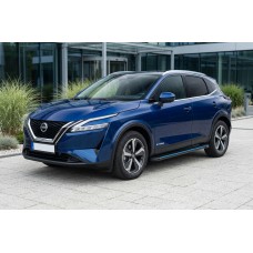 Боковые Подножки Maya Blue (2 шт., Алюминий) для Nissan Qashqai 2021- гг